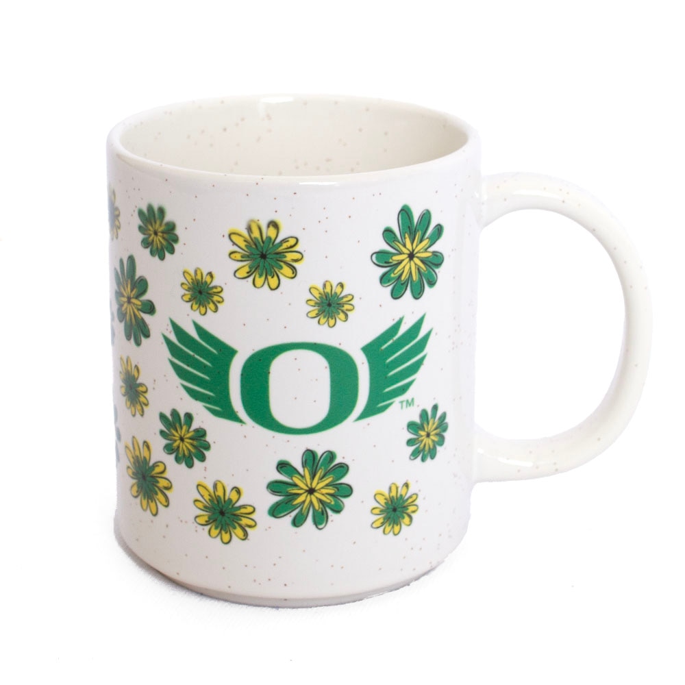 O Wings, Spirit Product, White, Traditional Mugs, Ceramic, Home & Auto, Daisy Pattern, 14 ounce, 834094